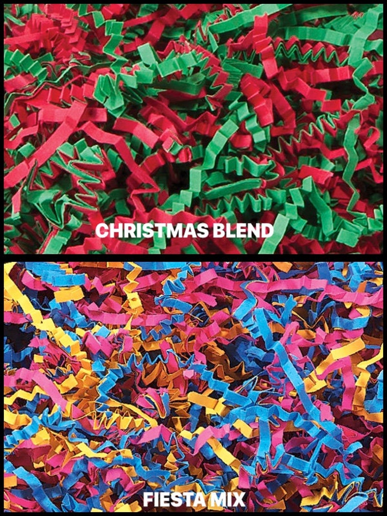 Crinkle Paper Shred 1 POUND Bag for Packaging Gift Box Basket Filler BULK BUY !!!