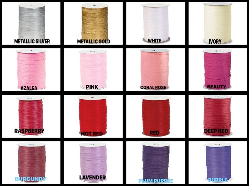 Paper Raffia Ribbon 1\/4