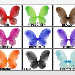 Iridescent Butterfly Fairy Wings 