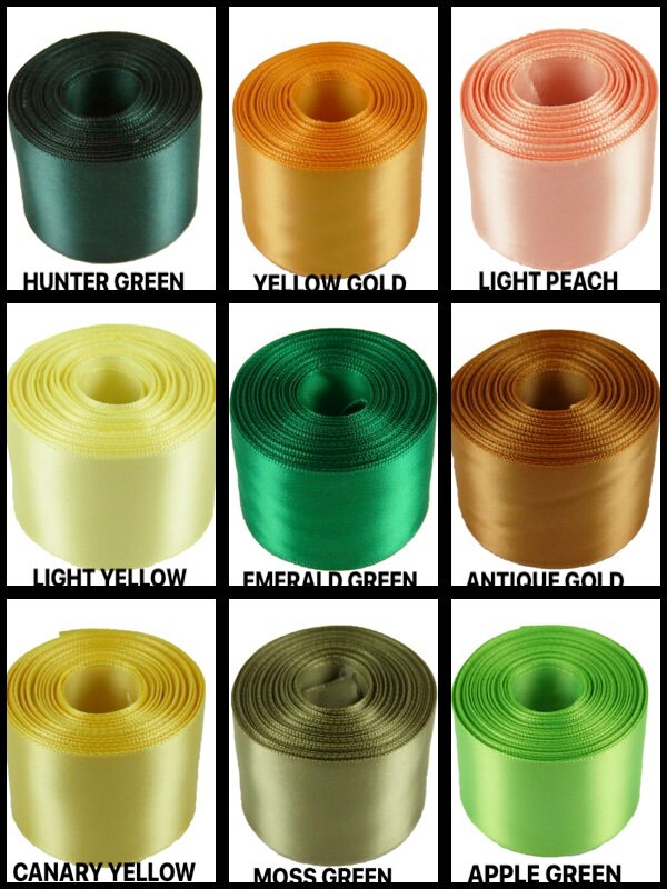 Rolled up 1-1/2 SINGLE FACE SATIN Ribbon 100% Polyester - Etsy