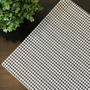 BLACK HOUNDSTOOTH Design Gift Grade Tissue Paper Sheets Choose Size & Package Amount