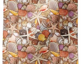 SEASHELLS Print Design Gift Grade Tissue Paper Sheets Choose Size & Package Amount