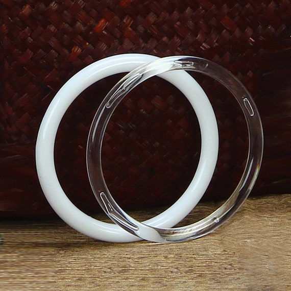 Plastic Macrame Ringscraft Plastic Ringmacrame Craft Rings1.4inch 35mm, Set  of 12 -  Norway