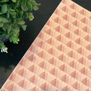 Gemstone ROSE GOLD TREES Design Print Gift Grade Tissue Paper Sheets Choose Size & Package Amount