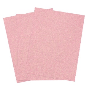 CleverDelights 10 Pack 8 x 12 Glitter Foam Sheets - Pink - Large Self  Adhesive Craft Sheets