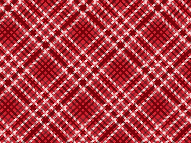 CHRISTMAS PLAID Print Gift Grade Tissue Paper Sheets 15 x 20 Choose Package Amount