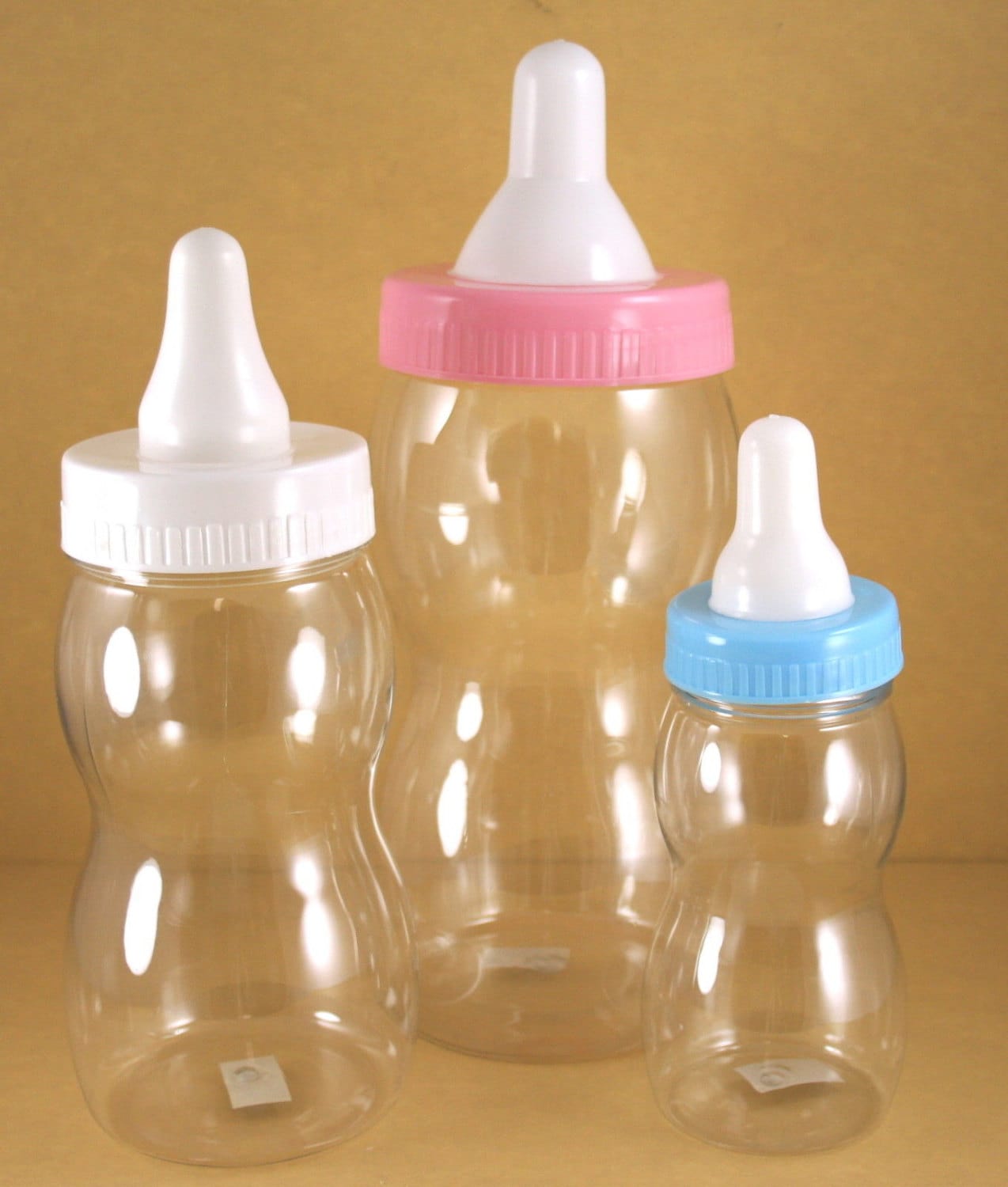 1 - FILLABLE Baby Shower BOTTLE BANK Favor Choose  8", 10", or 12.5" and Color