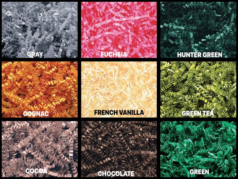 Crinkle Paper Shred 1 POUND Bag for Packaging Gift Box Basket Filler BULK BUY !!!