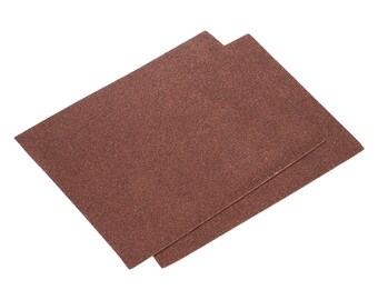 Pack of 3 sheets 9"x12" BROWN Glitter EVA Foam Arts and Crafts 1/16" Thick (CLOSEOUT)