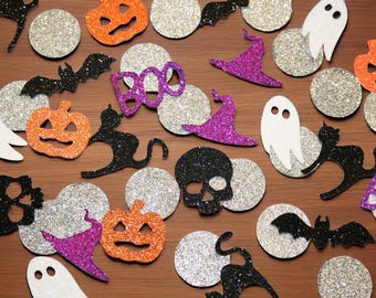 HALLOWEEN Glitter CONFETTI Party Decor Table Scatter Choose Design and Package Amount