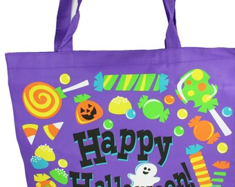 Halloween Trick or Treat Tote Bag Candy Carry Bag (CLOSEOUT)