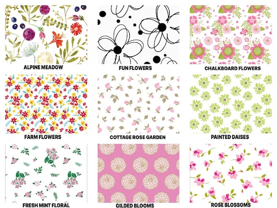 FUN FLOWERS Print Design Tissue Paper Sheets 15" x 20" Choose Package Amount 