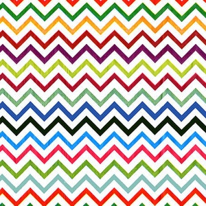 RAINBOW CHEVRON Design Gift Grade Tissue Paper Sheets Choose Size & Package Amount