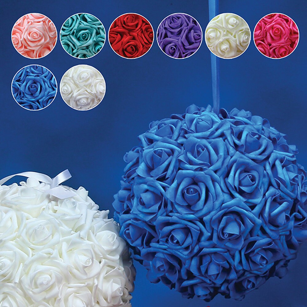 1cm-30cm White Foam Flower Balls DIY Handmade Painted Balls Toy