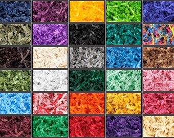 Custom /& Unique {4 Ounces} of Black Straight Cut Simple Decorative Deep Space Galaxy Night Sky Tone Style Shredded Gift Basket Filler Paper