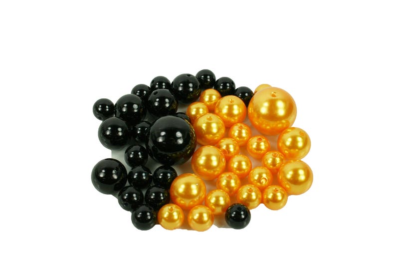 HALLOWEEN SET of Vase Fillers 84 Assorted Faux Pearl Beads Etsy