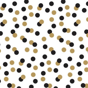 GOLDEN HOLIDAY DOTS Design Gift Grade Tissue Paper Sheets Choose Size & Package Amount