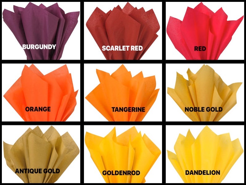 WATERCOLOR GARDEN Blooms Design CUB Size 8x4.75x10.25 Bag With Choice of Tissue Paper Color and Package amount