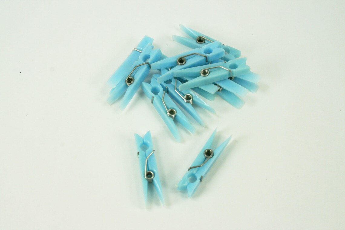 MINI Plastic CLOTHESPINS Party Favor Choose Color & Pack Etsy