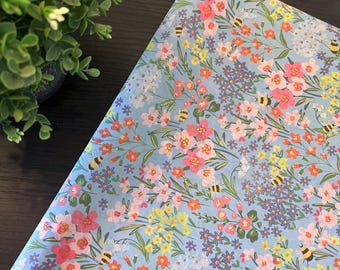 GARDEN BEES Print Design Gift Grade Tissue Paper Sheets Choose Size & Package Amount