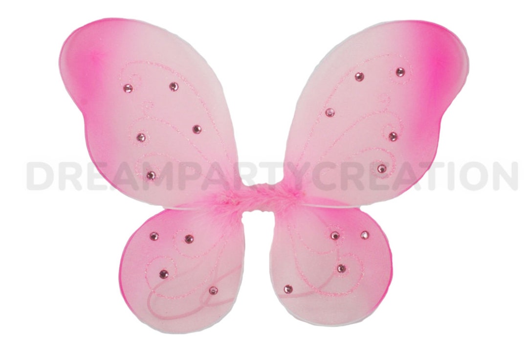Porte-clés Papillon à Paillettes Et Pierres Roses - Fait Main - Neuf Sans étiquette - Département Femme