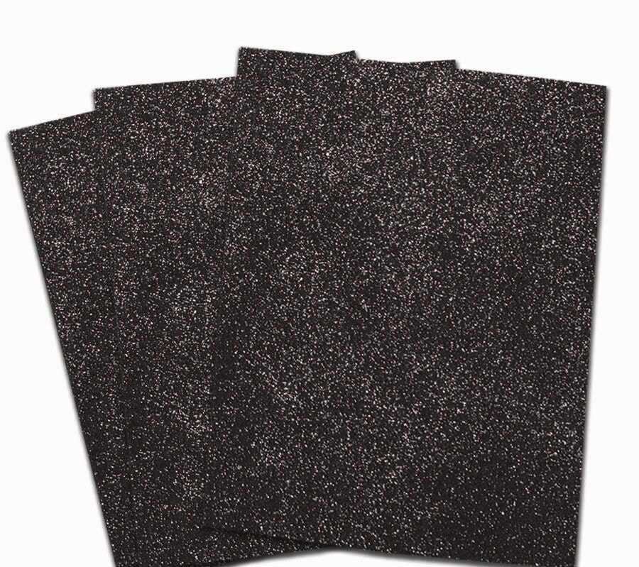 Glitter foam in sheets (2mm) color brown - 0205