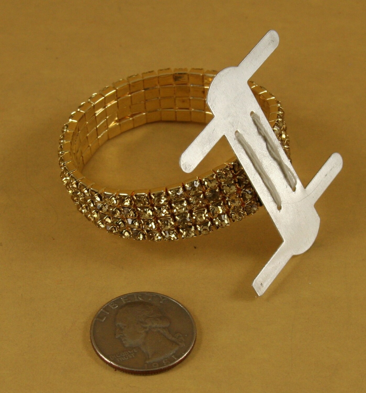 1 FAUX RHINESTONE Wrist Band Corsage Flower Holder Weddings Etsy