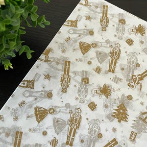 NUTCRACKER DANCE DESIGN Gift Grade Tissue Paper Sheets Choose Size & Package Amount