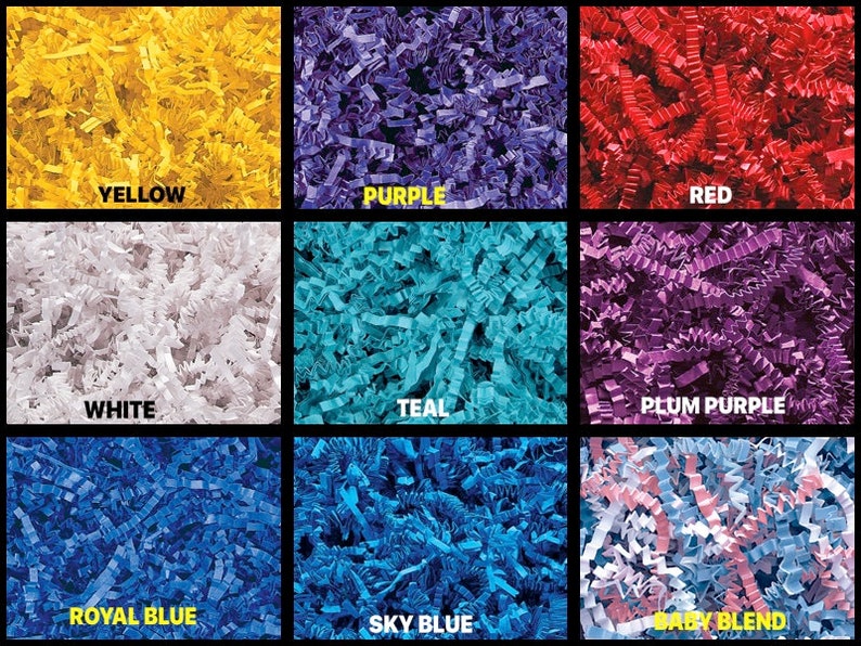 Crinkle Paper Shred 1 POUND Bag for Packaging Gift Box Basket Filler BULK BUY !!!