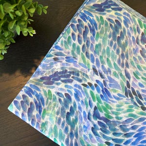 SEA GLASS Design Print Gift Grade Tissue Paper Sheets Choose Size & Package Amount