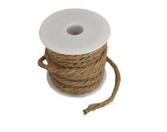 6MM Eco-friendly Natural BURLAP Rope Weddings and Natural Themed Events Choose Length