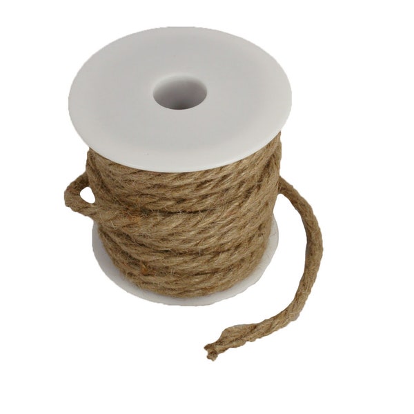 6MM Eco-friendly Natural BURLAP Rope Weddings and Natural Themed Events Choose Length