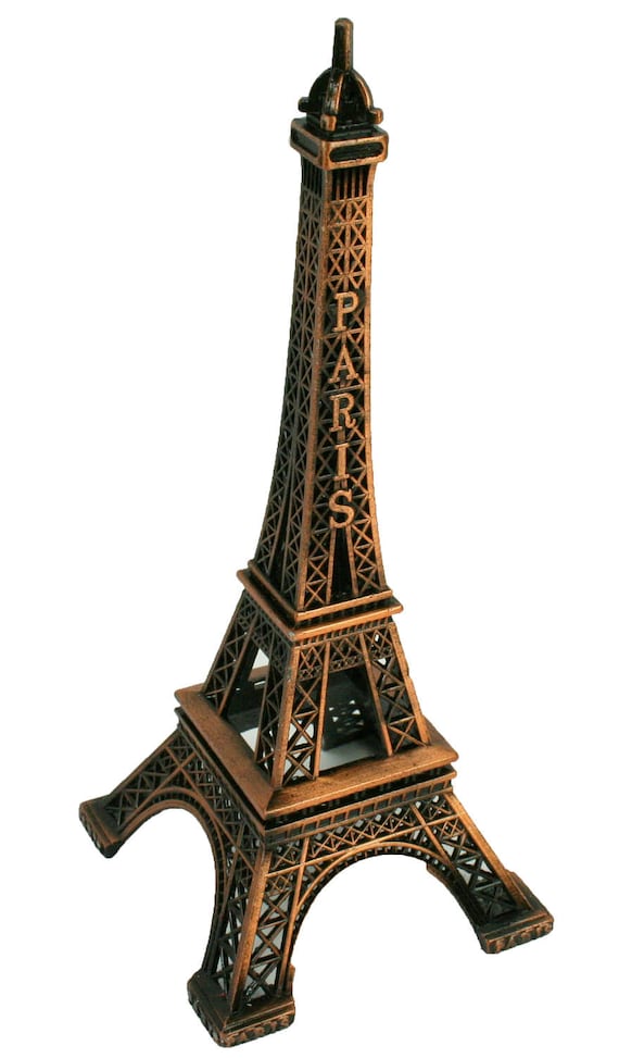 BROWN Eiffel Tower Paris France Metal Stand Model For Table Decor choose  size (CLOSEOUT)