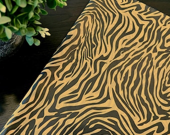 TIGER STRIPES Design Print Gift Grade Tissue Paper Sheets Choose Size & Package Amount