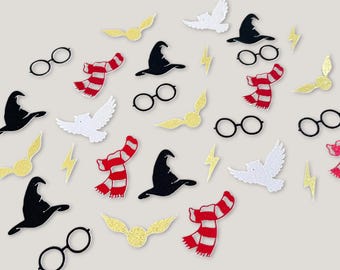 Glitter Wizard School Confetti Table Scatter Party Decor Choose Package Amount