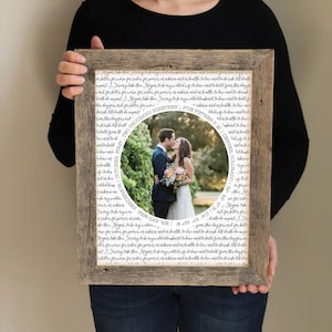 Wedding Gift for Parents from the Bride and Groom Personalized Framed Picture for Parents, Mother of the Bride Thank you Gift of the groom image 9