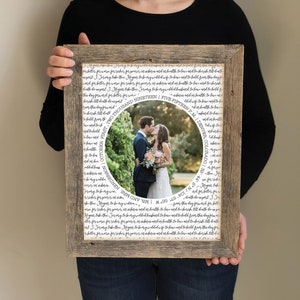 Display Parents Wedding Photo at your wedding Parents Wedding Thank You Gift Frame, Now and Then Frame, Thank You Gift for Parents image 9