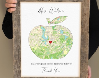Personalized Teacher Thank You Gift- End of Year Gift for Special Teacher, Teacher Sign for Desk, Gift for Teacher from Students