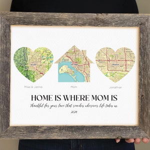 Unique Mom Gifts- Sentimental Gift for Mom far away, gift for mom from siblings, Mothers Day Gift for Step Mom, for Mother in Law, Distance