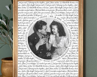 50th Anniversary Gift for Parents- 40th Wedding Anniversary Gifts, Golden Anniversary Present, Sentimental Gifts, Vow Renewal Gifts