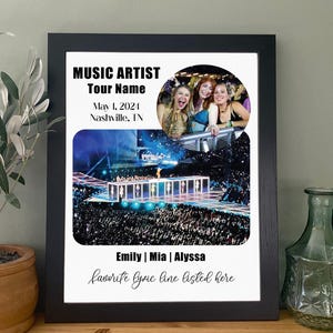 small concert poster frame