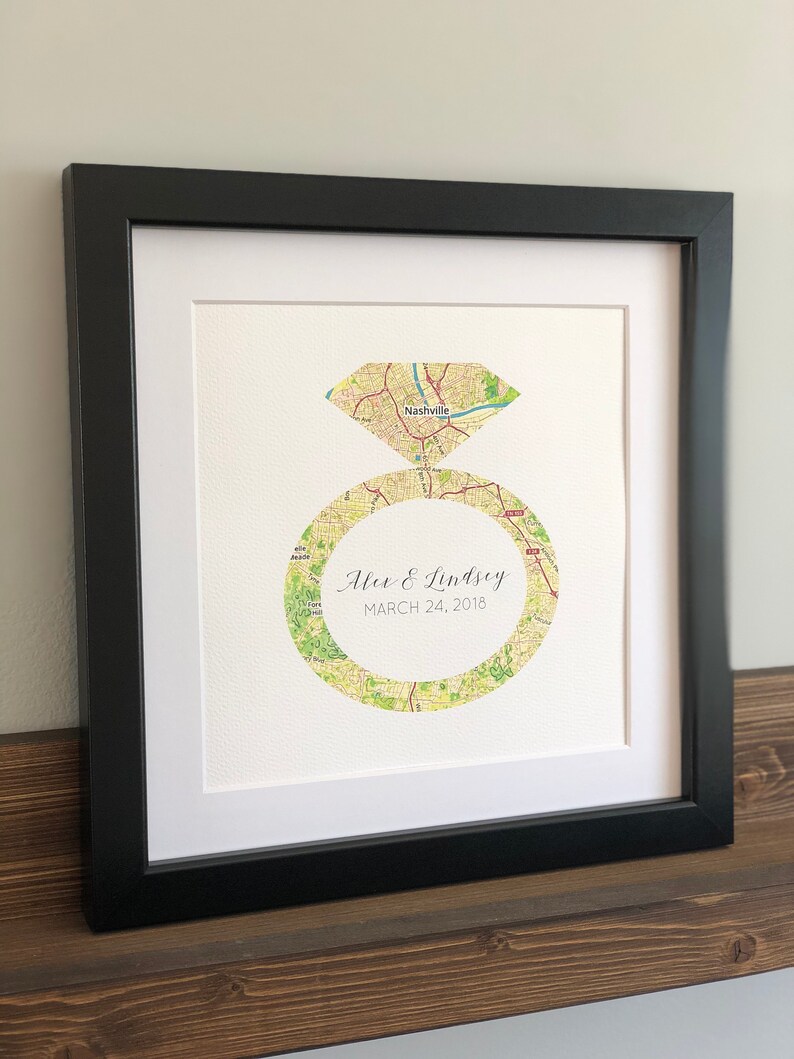 Unique Engagement Gifts Personalized Gifts for Couple Etsy