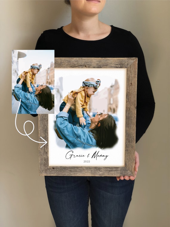 Best Gift For Mom To Be Personalized Light Up Photo Frame Custom