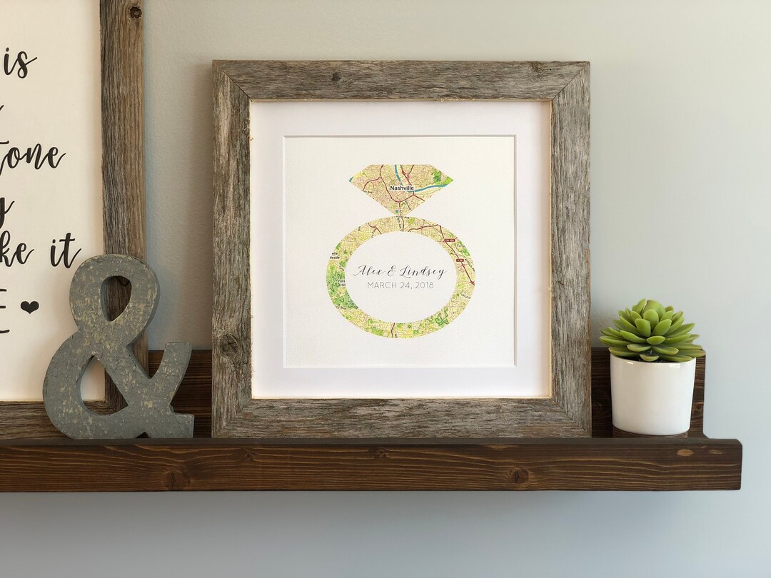 Unique Engagement Gifts, Personalized Gifts for Couple, Engagement