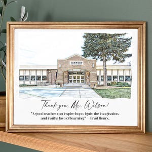 Cadeau personnalisé pour professeur de fin d'année scolaire - Citations de professeur encadrées, cadeaux pour professeur, cadeau de remerciement pour professeur des élèves, retraite