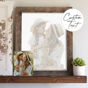 Special Song Lyrics turned into Picture- Mother-Daughter Picture Gifts, Mothers Day Gift for Mom from Daughter, Mother of the Bride Gift