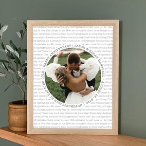 50th Anniversary Gift for Parents- 40th Wedding Anniversary Gifts, Golden Anniversary Present, Sentimental Gifts, Vow Renewal Gifts image 2