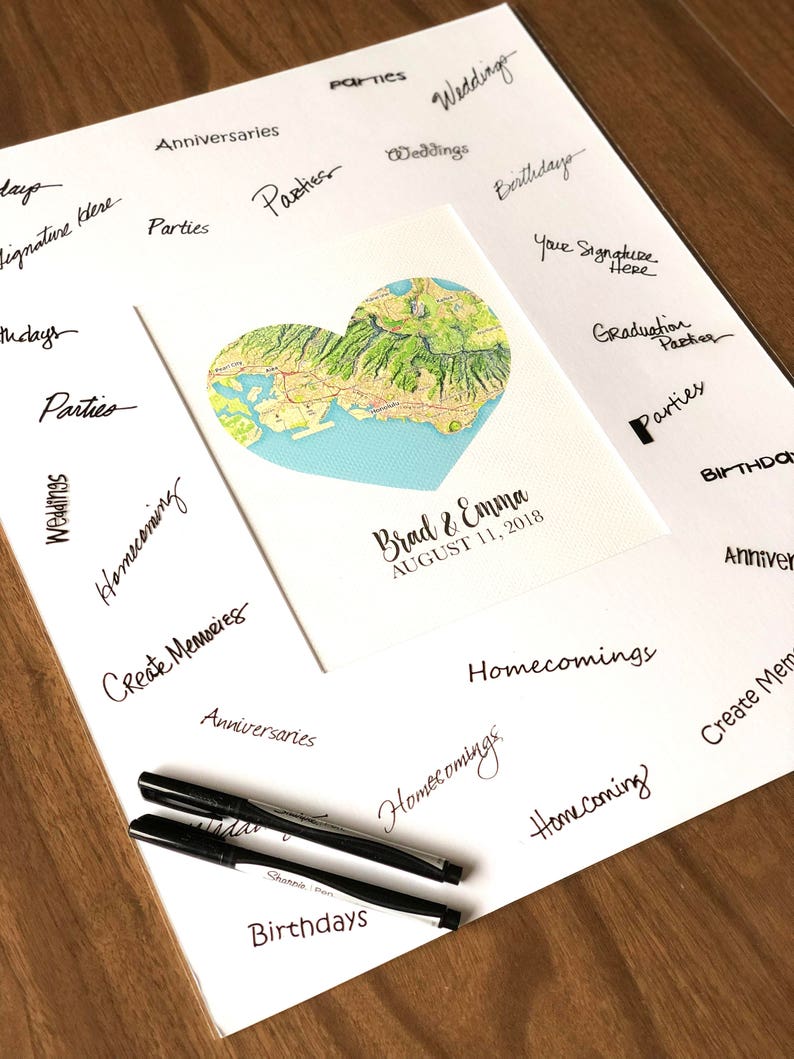 Wedding Guest Book Alternative Guest books for Destination Etsy