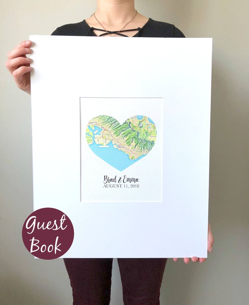 Engagement Party Guest Book Alternative Custom Guest Book Etsy