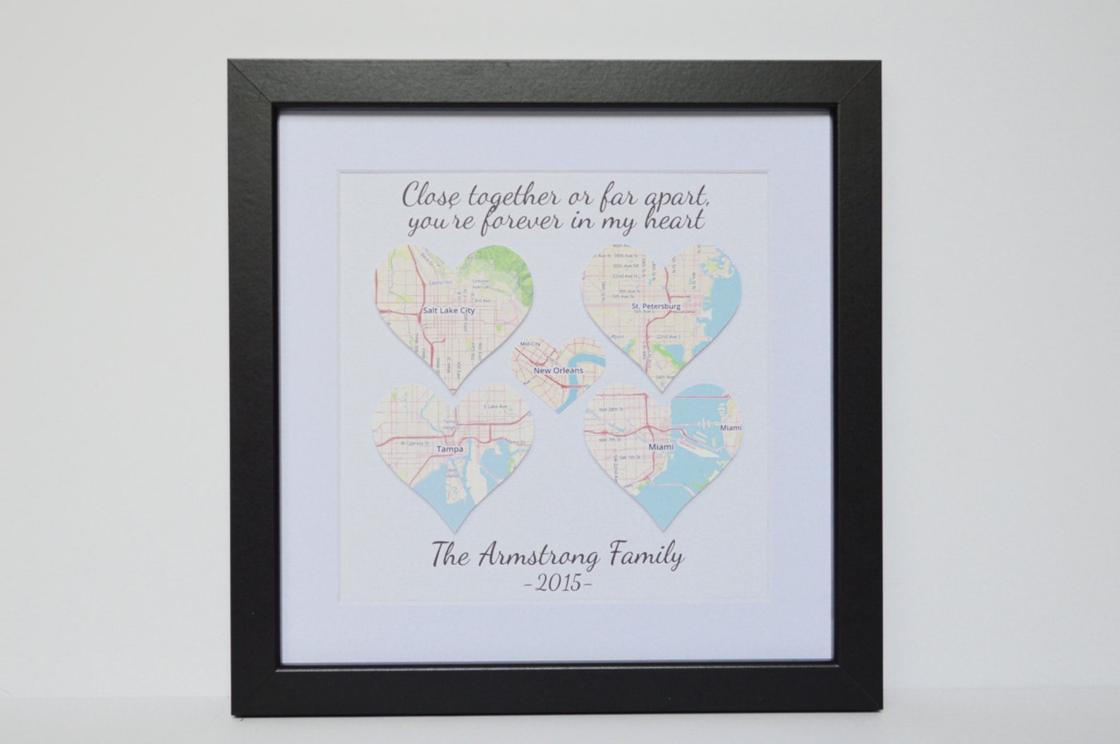 Long Distance Family Gift Gift for Parents Far Away Family Etsy